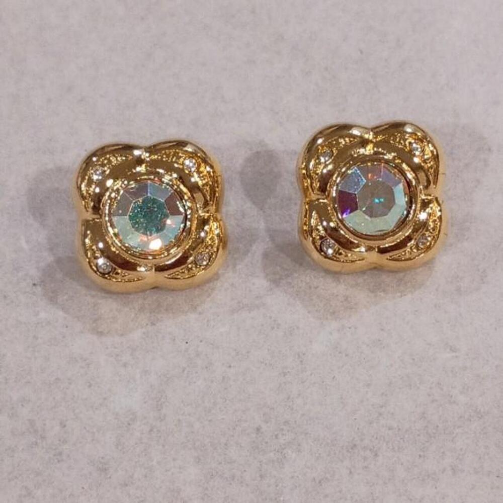 Vintage 80's Earrings - Gold Platted